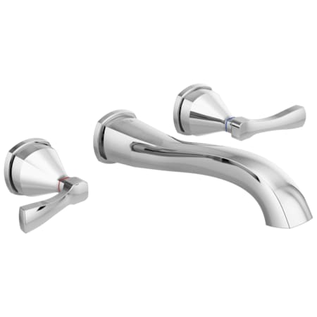 3-hole 8-16 Installation Hole Wall-Mount Lavatory Faucet, Chrome